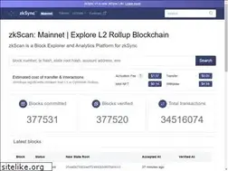 Sites similar to zkscan.io