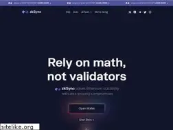 Sites similar to zksync.io