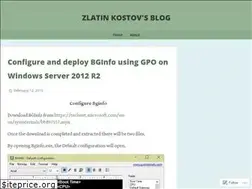 Sites similar to zlatinkostov.wordpress.com