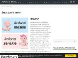 Sites similar to znaczenie-imion.net