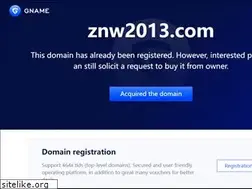 Sites similar to znw2013.com