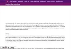 Sites similar to zodiacsignastrology.org