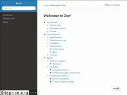 Sites similar to zoe.readthedocs.org