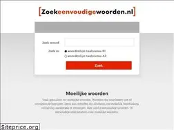 Sites similar to zoekeenvoudigewoorden.nl