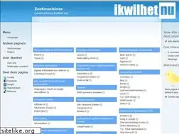 Sites similar to zoekmachines.ikwilhet.nu