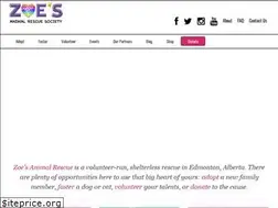 Sites similar to zoesanimalrescue.org