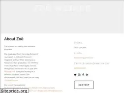 Sites similar to zoeweiner.com