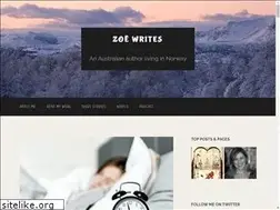 Sites similar to zoewrites.com