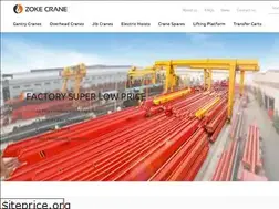 Sites similar to zoke-crane.com