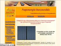 Sites similar to zoldhazsolar.hu