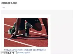 Sites similar to zoldhetfo.com