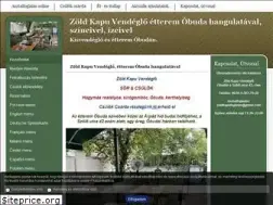 Sites similar to zoldkapuvendeglo.hu