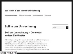 Sites similar to zoll-in-cm-umrechnung.de