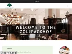 Sites similar to zollpackhof.de