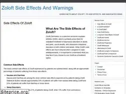Sites similar to zoloftfacts.com