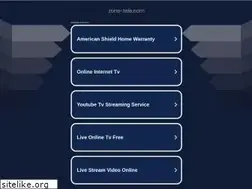 Sites similar to zone-tele.com