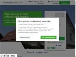 Sites similar to zonnepaneelofferte.be