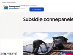 Sites similar to zonnepaneelsubsidies.be