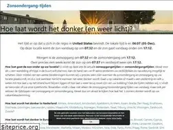 Sites similar to zonsondergang-tijden.nl