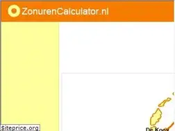 Sites similar to zonurencalculator.nl