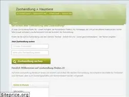Sites similar to zoohandlung-finden.ch