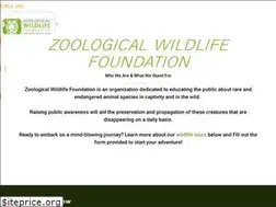 Sites similar to zoologicalwildlifefoundation.com
