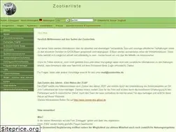 Sites similar to zootierliste.de