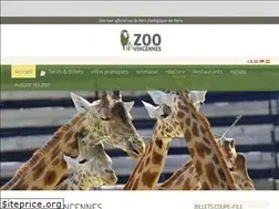 Sites similar to zoovincennes.com