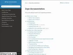 Sites similar to zope.readthedocs.io