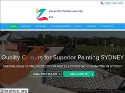 Sites similar to zoranthepainter.com.au
