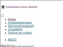 Sites similar to zorgenzekerheid.nl