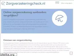 Sites similar to zorgverzekeringcheck.nl