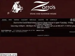 Sites similar to zorrossteakhouse.com