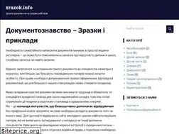 Sites similar to zrazok.info