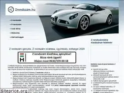 Sites similar to zrendszam.hu