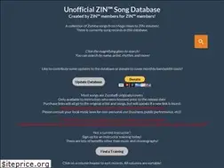 Sites similar to zsongdatabase.com