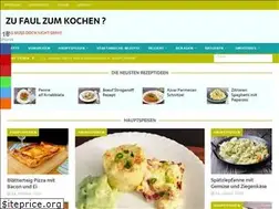 Sites similar to zu-faul-zum-kochen.de