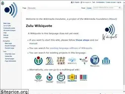Sites similar to zu.wikiquote.org