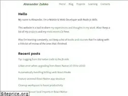Sites similar to zubko.io