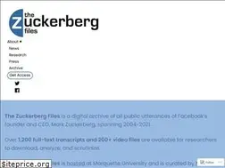 Sites similar to zuckerbergfiles.org