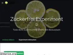 Sites similar to zuckerfreiexperiment.de