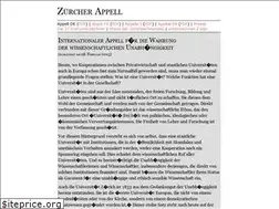 Sites similar to zuercher-appell.ch