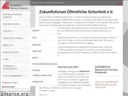 Sites similar to zukunftsforum-oeffentliche-sicherheit.de