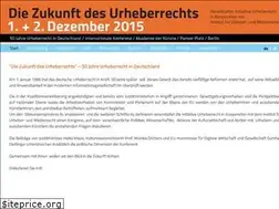 Sites similar to zukunftskonferenz-urheberrecht.de