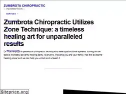 Sites similar to zumbrotachiropractic.com