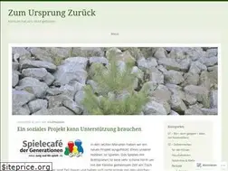 Sites similar to zumursprungzurueck.com