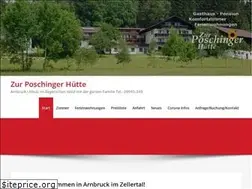 Sites similar to zur-poschinger-huette.de