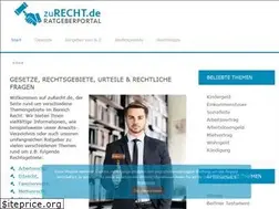 Sites similar to zurecht.de