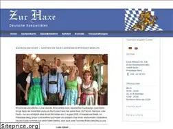 Sites similar to zurhaxe-berlin.de