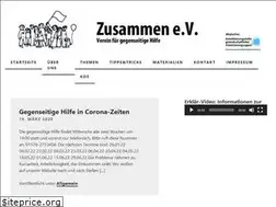 Sites similar to zusammen-ev.de
